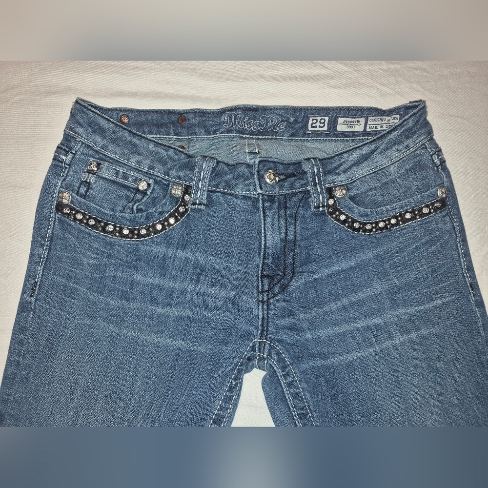 Miss Me Bootcut Jeans Size 29 X 34 - Picture 5 of 7